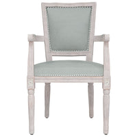 Thumbnail for Esszimmerstuhl Hellgrau Samt