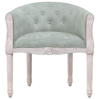 Thumbnail for Esszimmerstuhl Hellgrau Samt