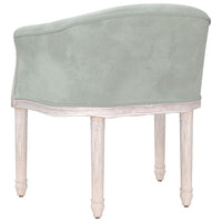 Thumbnail for Esszimmerstuhl Hellgrau Samt