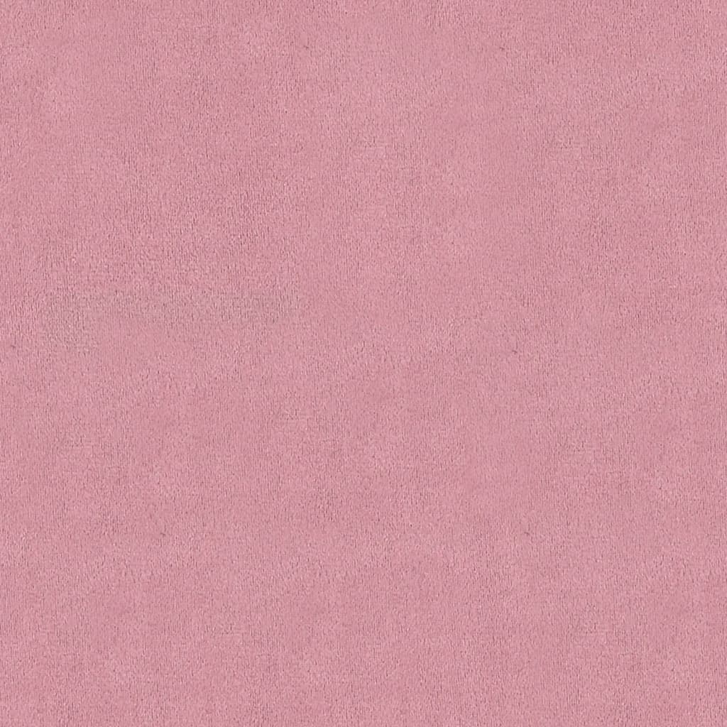 Sitzbank Rosa 98x56x69 cm Samt