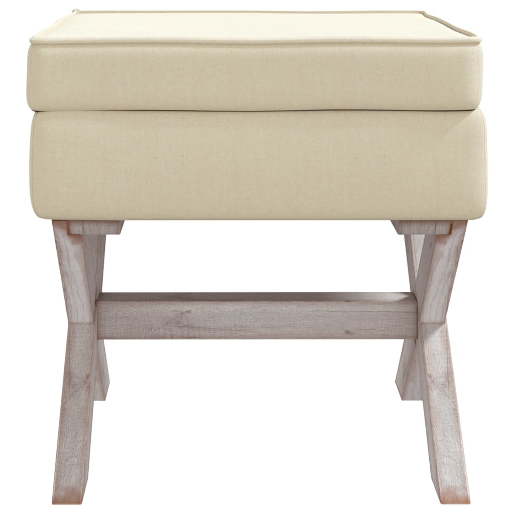 Hocker mit Stauraum 45x45x49 cm Stoff