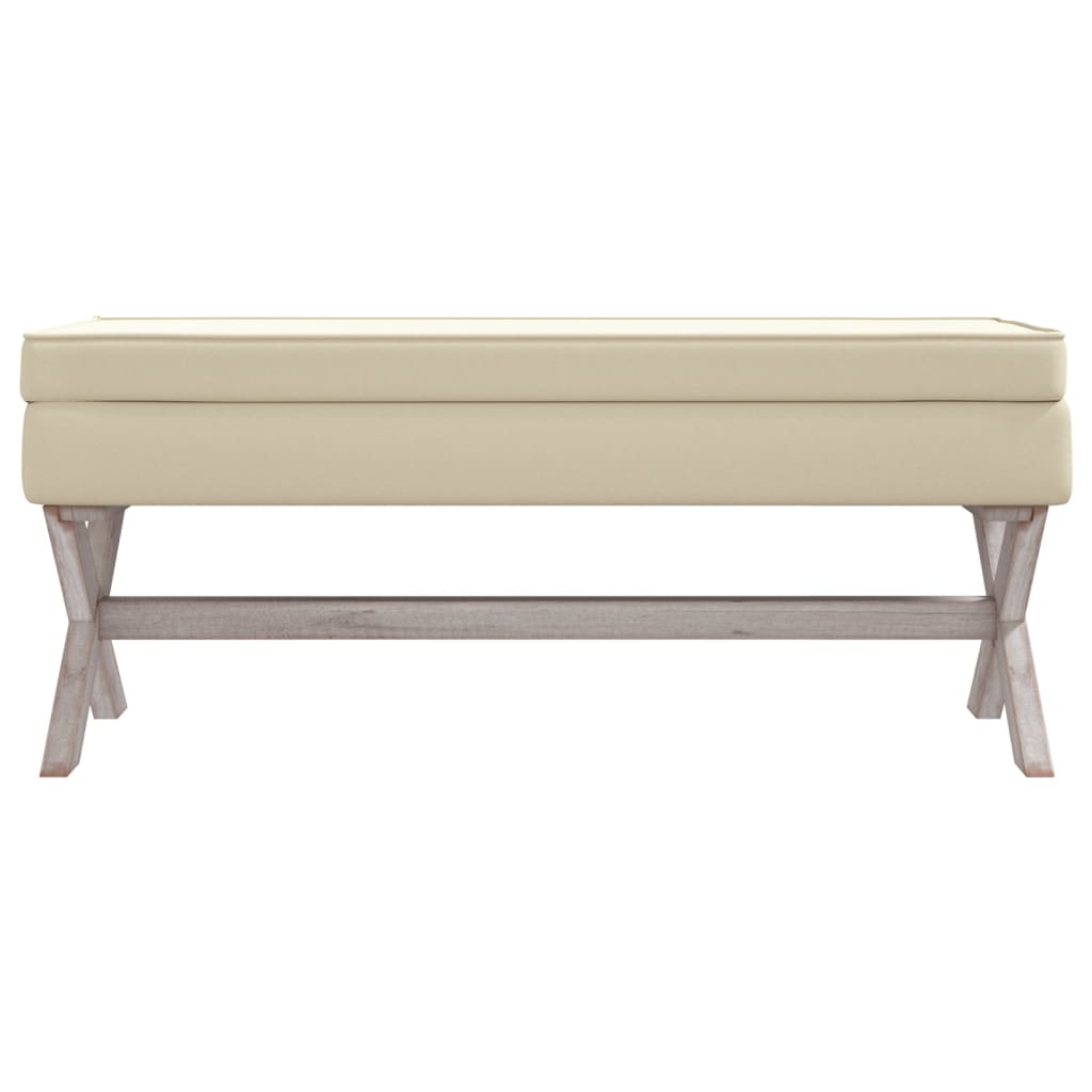 Hocker mit Stauraum 110x45x49 cm Stoff