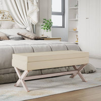 Thumbnail for Hocker mit Stauraum 110x45x49 cm Stoff