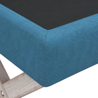 Thumbnail for Hocker mit Stauraum Blau 110x45x49 cm Samt