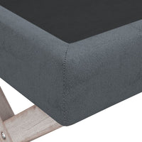 Thumbnail for Hocker mit Stauraum Dunkelgrau 110x45x49 cm Samt