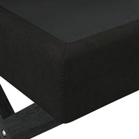 Thumbnail for Hocker mit Stauraum Schwarz 110x45x49 cm Samt