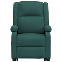 Thumbnail for Aufstehsessel Dunkelgrün Stoff