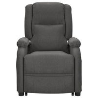 Thumbnail for Massagesessel mit Aufstehhilfe Dunkelgrau Stoff