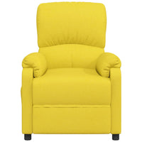 Thumbnail for Massagesessel mit Aufstehhilfe Hellgelb Stoff