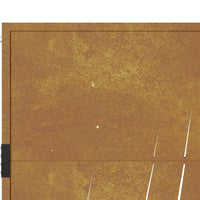 Thumbnail for Gartentor 105x180 cm Cortenstahl Gras-Design