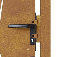 Thumbnail for Gartentor 105x180 cm Cortenstahl Gras-Design