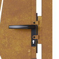 Thumbnail for Gartentor 105x205 cm Cortenstahl Gras-Design