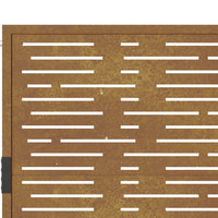 Thumbnail for Gartentor 105x105 cm Cortenstahl Quadratisches Design