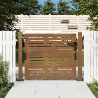 Thumbnail for Gartentor 105x105 cm Cortenstahl Quadratisches Design