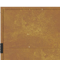 Thumbnail for Gartentor 105x105 cm Cortenstahl