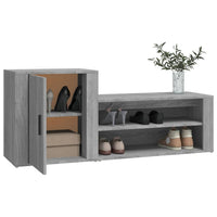 Thumbnail for Schuhschrank Grau Sonoma 130x35x54 cm Holzwerkstoff