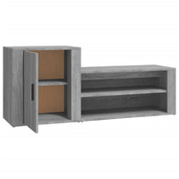 Thumbnail for Schuhschrank Grau Sonoma 130x35x54 cm Holzwerkstoff