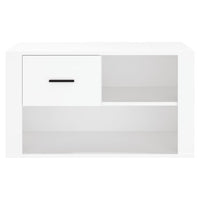 Thumbnail for Schuhschrank Weiß 80x35x45 cm Holzwerkstoff