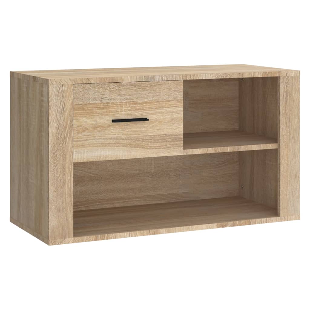 Schuhschrank Sonoma-Eiche 80x35x45 cm Holzwerkstoff