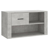 Thumbnail for Schuhschrank Betongrau 80x35x45 cm Holzwerkstoff