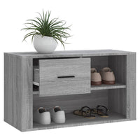 Thumbnail for Schuhschrank Grau Sonoma 80x35x45 cm Holzwerkstoff
