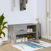 Thumbnail for Schuhschrank Grau Sonoma 80x35x45 cm Holzwerkstoff