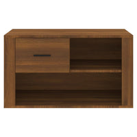 Thumbnail for Schuhschrank Braun Eichen-Optik 80x35x45 cm Holzwerkstoff