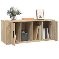Thumbnail for TV-Schrank Sonoma-Eiche 100x35x40 cm Holzwerkstoff
