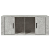 Thumbnail for TV-Schrank Betongrau 100x35x40 cm Holzwerkstoff