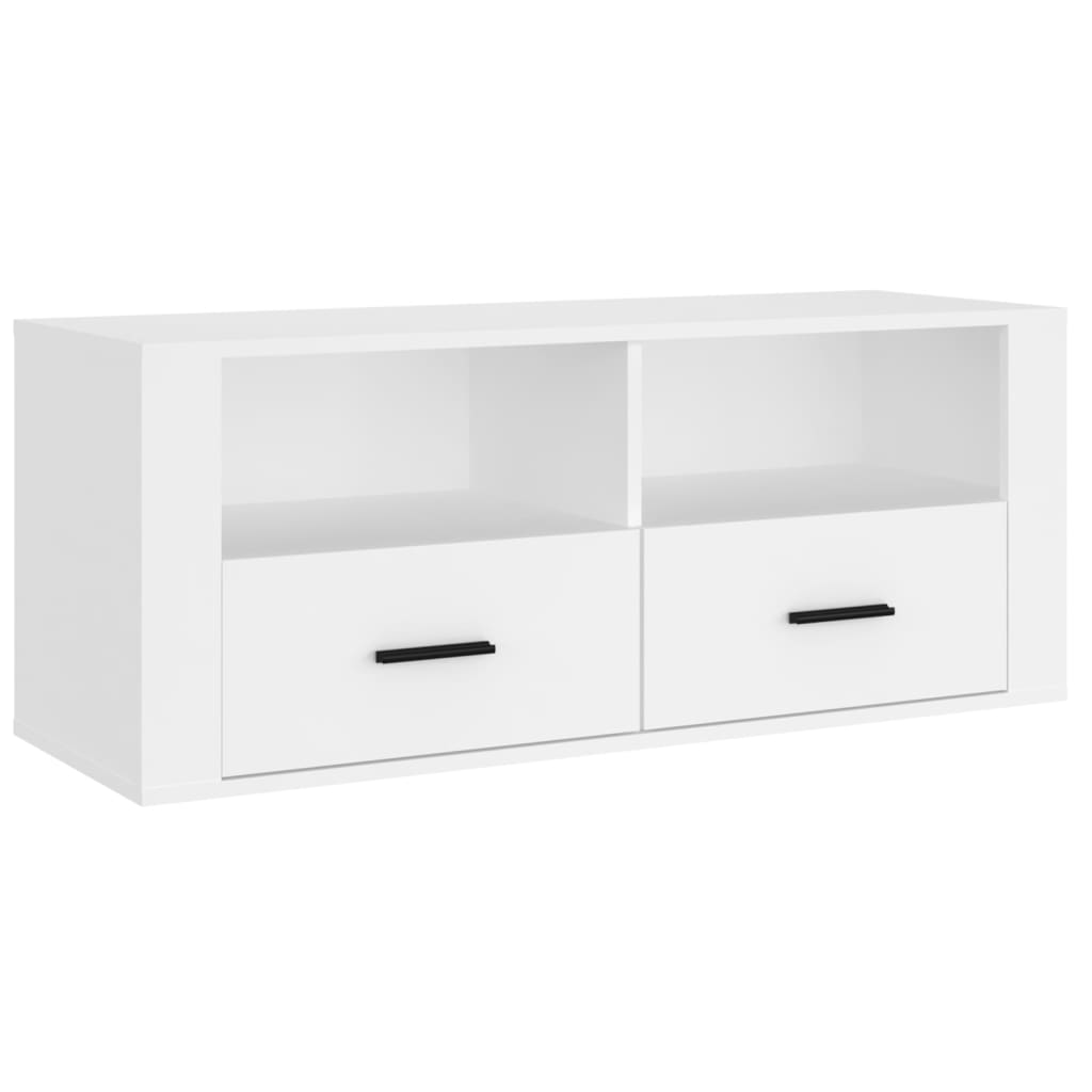 TV-Schrank Weiß 100x35x40 cm Holzwerkstoff