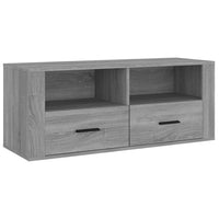 Thumbnail for TV-Schrank Grau Sonoma 100x35x40 cm Holzwerkstoff