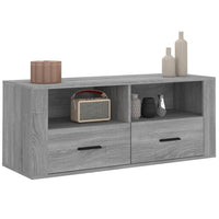 Thumbnail for TV-Schrank Grau Sonoma 100x35x40 cm Holzwerkstoff