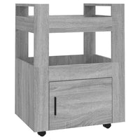 Thumbnail for Küchenwagen Grau Sonoma 60x45x80 cm Holzwerkstoff