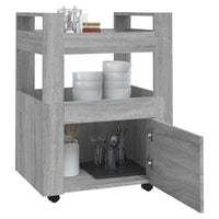 Thumbnail for Küchenwagen Grau Sonoma 60x45x80 cm Holzwerkstoff
