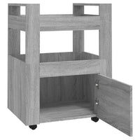 Thumbnail for Küchenwagen Grau Sonoma 60x45x80 cm Holzwerkstoff