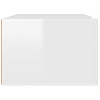 Thumbnail for TV-Wandschrank Hochglanz-Weiß 80x36x25 cm Holzwerkstoff