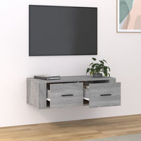 Thumbnail for TV-Wandschrank Grau Sonoma 80x36x25 cm Holzwerkstoff