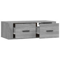 Thumbnail for TV-Wandschrank Grau Sonoma 80x36x25 cm Holzwerkstoff