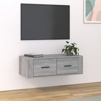 Thumbnail for TV-Wandschrank Grau Sonoma 80x36x25 cm Holzwerkstoff