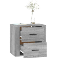 Thumbnail for Wand-Nachttisch Grau Sonoma 50x36x47 cm