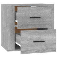 Thumbnail for Wand-Nachttisch Grau Sonoma 50x36x47 cm