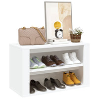 Thumbnail for Schuhregal Weiß 75x35x45 cm Holzwerkstoff