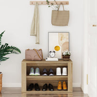 Thumbnail for Schuhregal Sonoma-Eiche 75x35x45 cm Holzwerkstoff