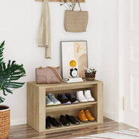Thumbnail for Schuhregal Sonoma-Eiche 75x35x45 cm Holzwerkstoff