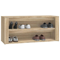 Thumbnail for Schuhregal Sonoma-Eiche 100x35x45 cm Holzwerkstoff