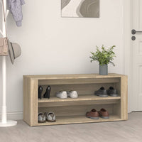 Thumbnail for Schuhregal Sonoma-Eiche 100x35x45 cm Holzwerkstoff