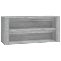 Thumbnail for Schuhregal Grau Sonoma 100x35x45 cm Holzwerkstoff