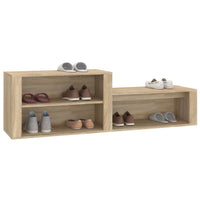 Thumbnail for Schuhschrank Sonoma-Eiche 150x35x45 cm Holzwerkstoff