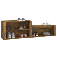 Thumbnail for Schuhschrank Räuchereiche 150x35x45 cm Holzwerkstoff