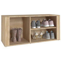 Thumbnail for Schuhregal Sonoma-Eiche 100x35x45 cm Holzwerkstoff